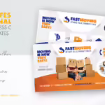 خرید و دانلود طرح کارت ویزیت خدمات اسباب کشی و حمل و نقل Moving House | فایل لایه باز کارت ویزیت حمل و نقل و اساس کشی