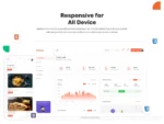 خرید و دانلود Retoza قالب داشبورد مدیریتی (کد + طرح گرافیکی) | ui kit برای داشبورد های رستوران | کدنویسی حرفه ای داشبورد مدیریتی - تصویر 3