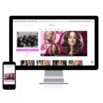 سایت شرکتی خدماتی طرح سالن زیبایی