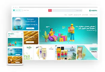 طراحی سایت شرکتی خدماتی طرح سالن زیبایی ۲
