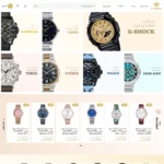 طراحی سایت فروش اینترنتی ساعت مچی