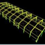 خرید و دانلود محاسبات و نقشه های اجرایی سوله خرپایی سبک دهانه 20 متر
