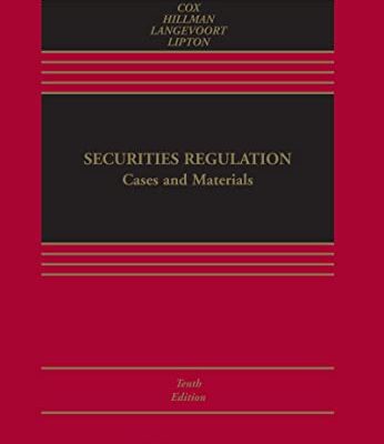 خرید و دانلود کتاب Securities Regulation: Cases and Materials (Aspen Casebook Series) 10th Edition