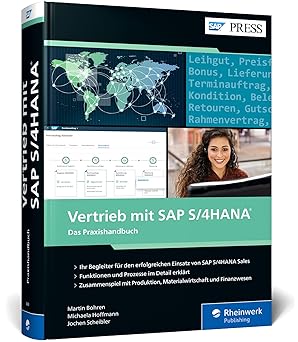 خرید و دانلود کتاب Vertrieb mit SAP S/4HANA: Ihr praktischer Ratgeber zu SAP S/4HANA Sales, Nachfolger von SAP SD – Ausgabe 2022 (SAP PRESS)