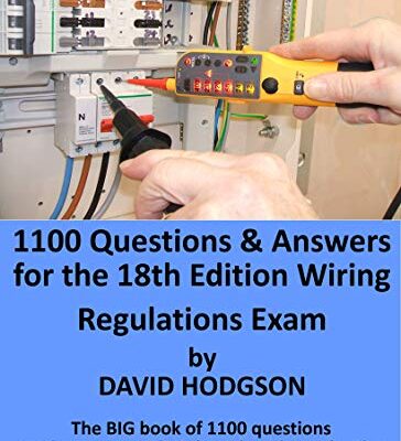 خرید و دانلود نسخه کامل کتاب 1100 Questions and Answers for the 18th Edition Wiring Regulations Exam –  +  Pdf