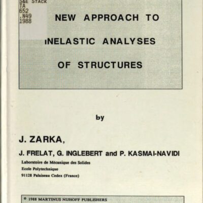 خرید و دانلود نسخه کامل کتاب A New Approach to Inelastic Analysis of Structures –  pdf