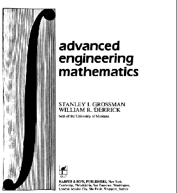 خرید و دانلود نسخه کامل کتاب Advanced Engineering Mathematics BY Grossman –  Pdf