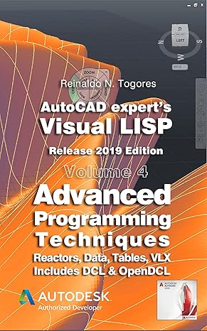 خرید و دانلود نسخه کامل کتاب Advanced Programming Techniques: Release 2019 edition (AutoCAD expert’s Visual LISP Book 4) – + PDF_68362d4d162fe.jpeg خرید و دانلود نسخه کامل کتاب Advanced Programming Techniques: Release 2019 edition (AutoCAD expert’s Visual LISP Book 4) – + PDF