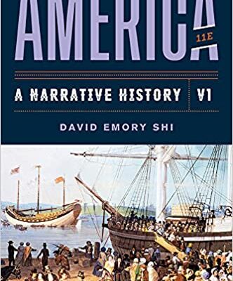 خرید و دانلود نسخه کامل کتاب America: A Narrative History  (Vol. 1) (11th Edition) –  PDF
