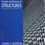 خرید و دانلود نسخه کامل کتاب Analysis and Behavior of Structures BY Rossow –  Pdf