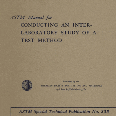 خرید و دانلود نسخه کامل کتاب ASTM Manual for Conductiong an Interlaboratory Study of a Test Method