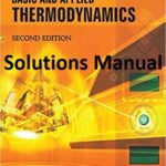 خرید و دانلود نسخه کامل کتاب Basic & Applied Thermodynamics (2nd Edition) – PDF [Solutions Manual]