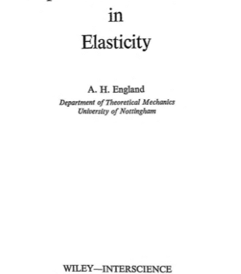 خرید و دانلود نسخه کامل کتاب Complex Variable Methods in Elasticity BY England –  Pdf