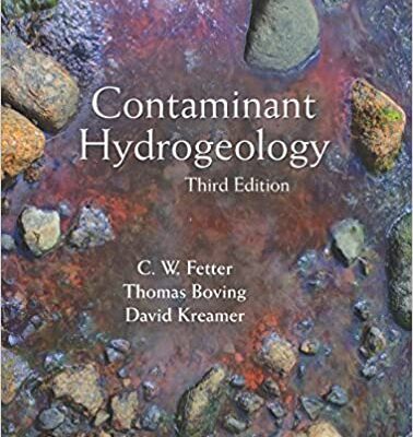 خرید و دانلود نسخه کامل کتاب Contaminant Hydrogeology (3rd Edition) –  PDF