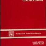 خرید و دانلود نسخه کامل کتاب Differential equations BY Lomen –  Pdf