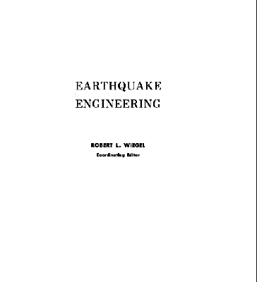 خرید و دانلود نسخه کامل کتاب Earthquake engineering BY Wiegel [1970] –  Pdf