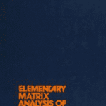 خرید و دانلود نسخه کامل کتاب Elementary matrix analysis of structures –  Pdf