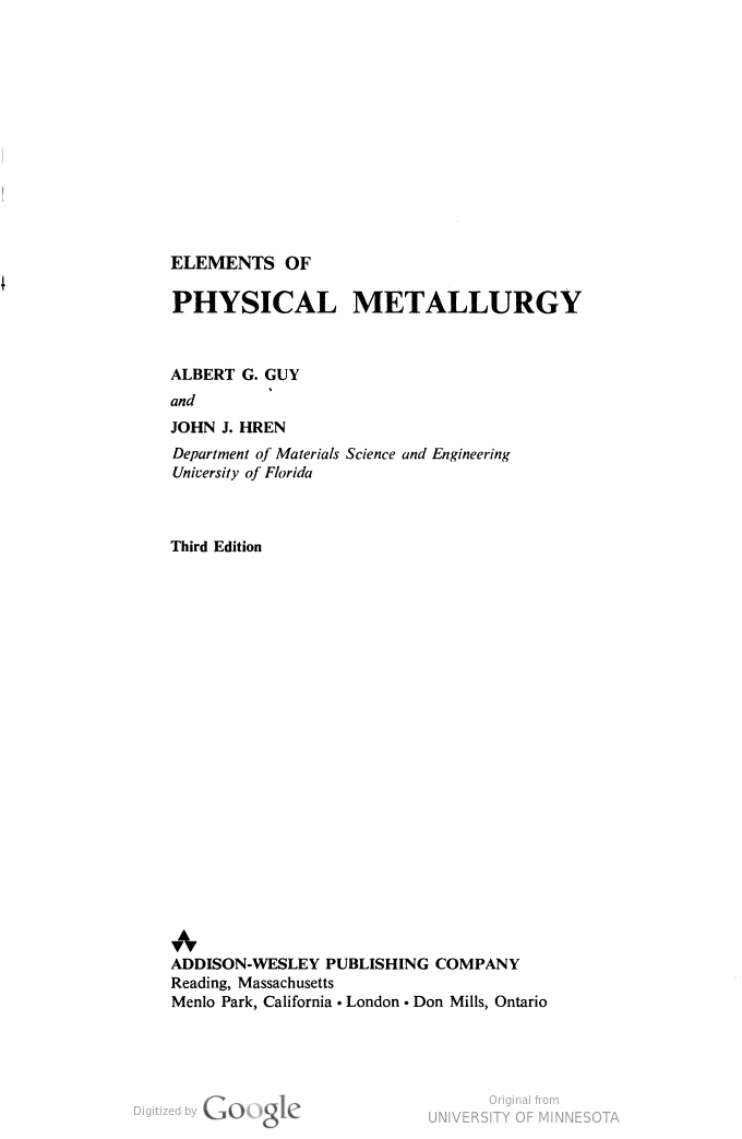 خرید و دانلود نسخه کامل کتاب Elements of physical metallurgy (Addison-Wesley series in metallurgy and materials) (3rd Edition) – Pdf_68396f6808a56.png خرید و دانلود نسخه کامل کتاب Elements of physical metallurgy (Addison-Wesley series in metallurgy and materials) (3rd Edition) – Pdf