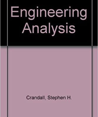 خرید و دانلود نسخه کامل کتاب Engineering analysis a survey of numerical procedures BY Crandall –  pdf