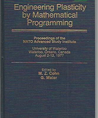 خرید و دانلود نسخه کامل کتاب Engineering plasticity by mathematical programming –  Pdf