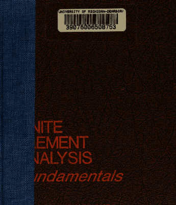 خرید و دانلود نسخه کامل کتاب Finite Element Analysis: Fundamentals BY Gallagher –  Pdf