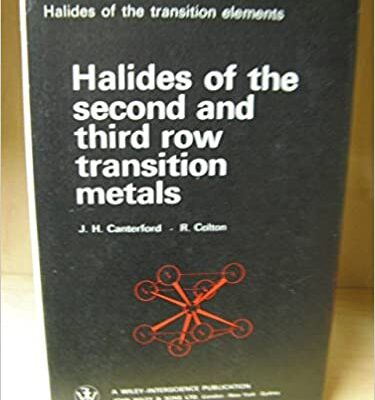 خرید و دانلود نسخه کامل کتاب Halides of the Second and Third Row Transition Metals –  Pdf