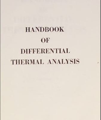 خرید و دانلود نسخه کامل کتاب Handbook of Differential Thermal Analysis BY Smothers –  Pdf