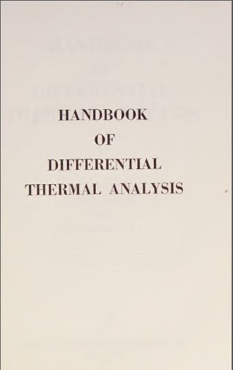 خرید و دانلود نسخه کامل کتاب Handbook of Differential Thermal Analysis BY Smothers – Pdf_6838867a0b2a4.jpeg خرید و دانلود نسخه کامل کتاب Handbook of Differential Thermal Analysis BY Smothers – Pdf