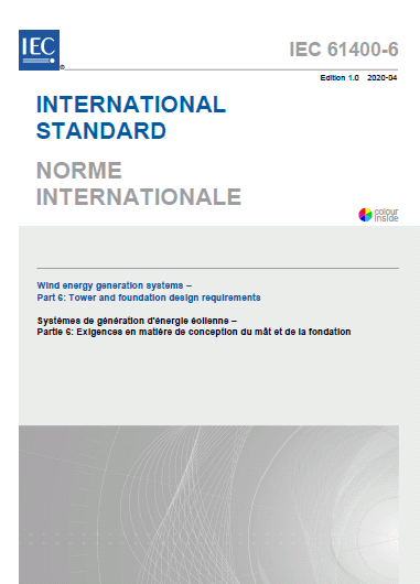 خرید و دانلود نسخه کامل کتاب IEC 61400-6:2020 Wind energy generation systems – Part 6: Tower and foundation design requirements – Pdf_6839954305133.png خرید و دانلود نسخه کامل کتاب IEC 61400-6:2020 Wind energy generation systems – Part 6: Tower and foundation design requirements – Pdf