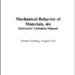 خرید و دانلود نسخه کامل کتاب Instructor Solutions Manual for Mechanical Behavior of Materials, 4th Edition