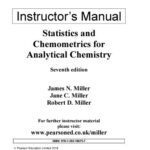 خرید و دانلود نسخه کامل کتاب [Instructors Manual] Statistics and Chemometrics for Analytical Chemistry (7th Edition) – Pdf
