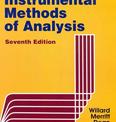 خرید و دانلود نسخه کامل کتاب Instrumental Methods of Analysis (7th Edition) –  Pdf