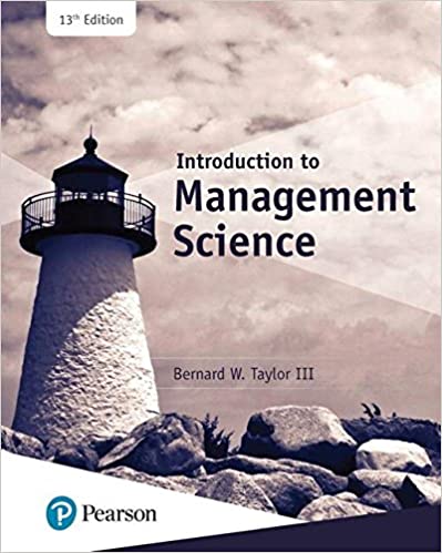خرید و دانلود نسخه کامل کتاب Introduction to Management Science (13th Edition) [2019] –  PDF