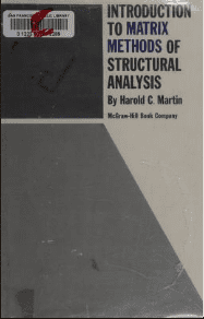 خرید و دانلود نسخه کامل کتاب Introduction to matrix methods of structural analysis – Pdf