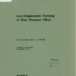 خرید و دانلود نسخه کامل کتاب Low-temperature forming of beta titanium alloys BY Woods –  Pdf