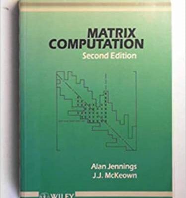 خرید و دانلود نسخه کامل کتاب Matrix Computation (2nd Edition) BY Jennings –  Pdf
