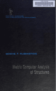 خرید و دانلود نسخه کامل کتاب Matrix computer analysis of structures –  Pdf