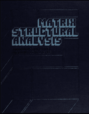خرید و دانلود نسخه کامل کتاب Matrix structural analysis BY McGuire –  Pdf