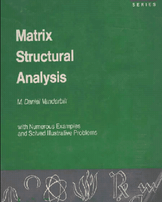 خرید و دانلود نسخه کامل کتاب Matrix structural analysis BY Vanderbilt –  Pdf