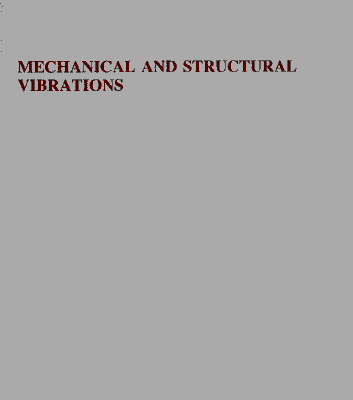 خرید و دانلود نسخه کامل کتاب Mechanical And Structural Vibrations BY Fertis –  Pdf