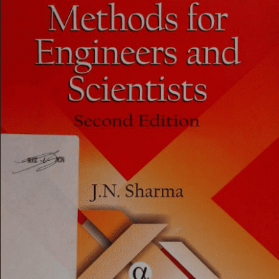 خرید و دانلود نسخه کامل کتاب Numerical methods for engineers and scientists by Sharma –  Pdf