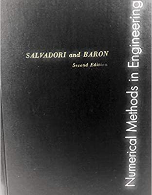 خرید و دانلود نسخه کامل کتاب Numerical Methods In Engineering BY Salvadori [1961] –  Pdf