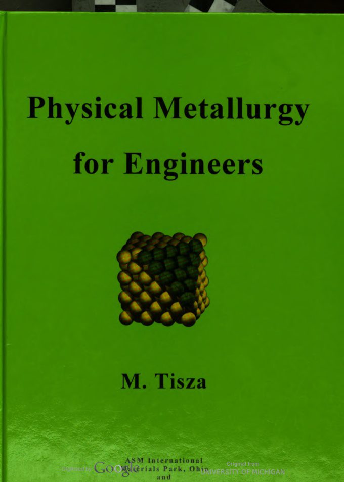خرید و دانلود نسخه کامل کتاب Physical Metallurgy for Engineers BY Tisza – Pdf_68396c45715d8.jpeg خرید و دانلود نسخه کامل کتاب Physical Metallurgy for Engineers BY Tisza – Pdf