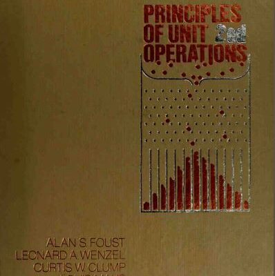 خرید و دانلود نسخه کامل کتاب Principles of Unit Operations (2nd Edition)