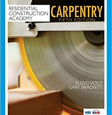 خرید و دانلود نسخه کامل کتاب Residential Construction Academy: Carpentry (5th Edition) –  Pdf