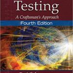 خرید و دانلود نسخه کامل کتاب Software Testing: A Craftsman’s Approach, Fourth Edition 4th Edition