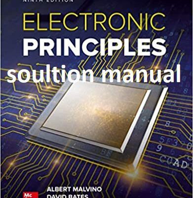 خرید و دانلود نسخه کامل کتاب [Solution Manual] Electronic Principles (9th Edition) – Word