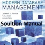 خرید و دانلود نسخه کامل کتاب Solution Manual Modern Database Management ( 13th Edition) – Pdf