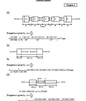 خرید و دانلود نسخه کامل کتاب [Solution manual] Strength of Materials (3rd Edition) BY Rattan – pdf