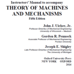خرید و دانلود نسخه کامل کتاب Solution Manual Theory of Machines and Mechanisms (5th edtion) – Pdf